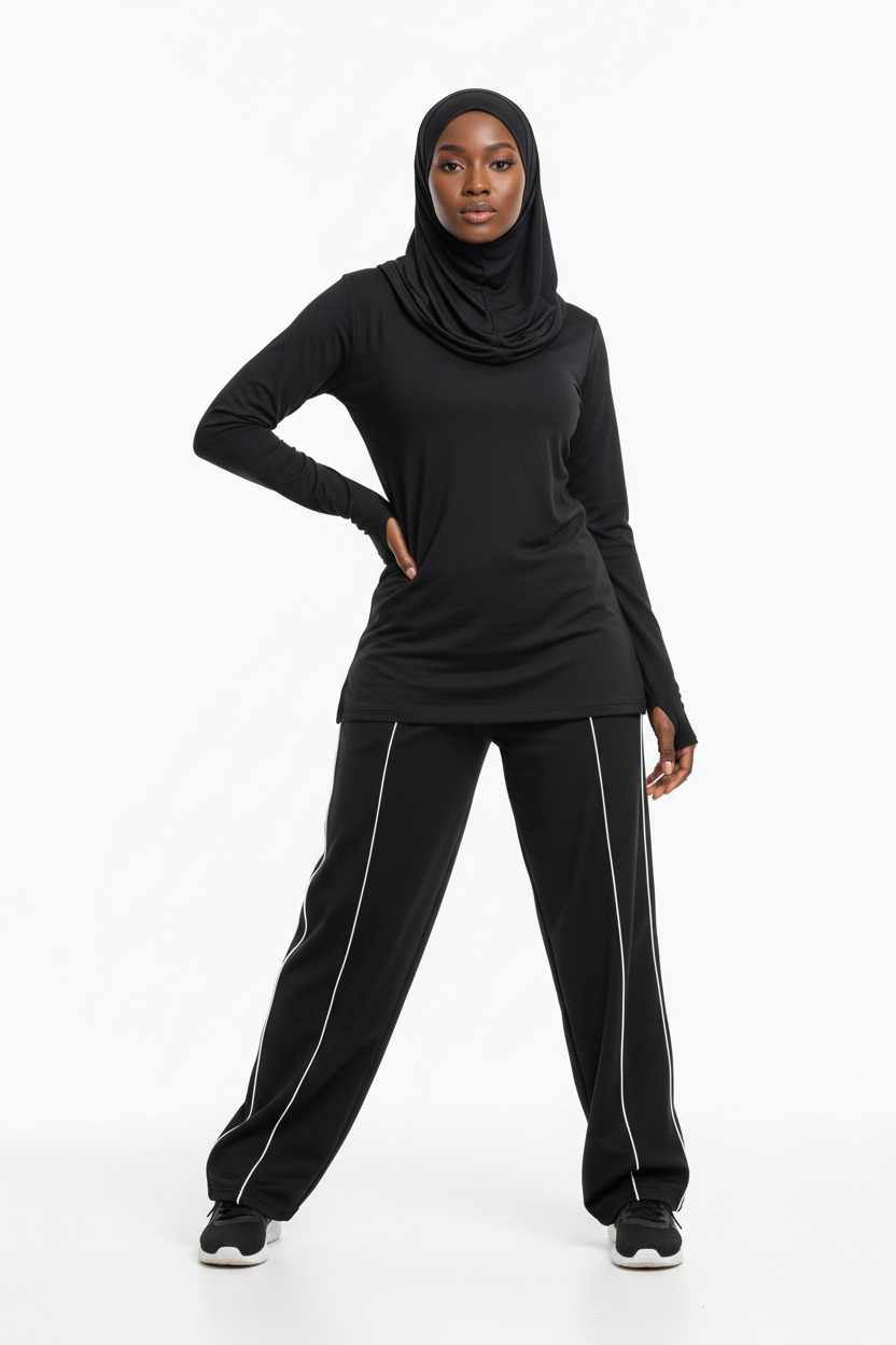 Muslimah Set Two - Black