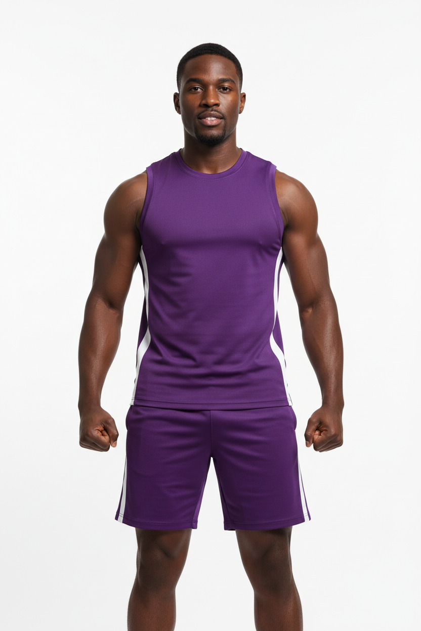 Men's Athletic Set - Purple