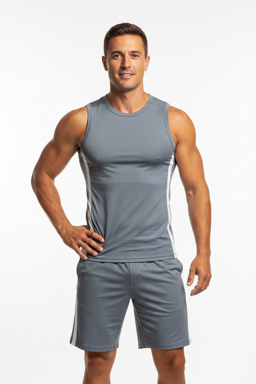 Men's Athletic Set - Ash Grey