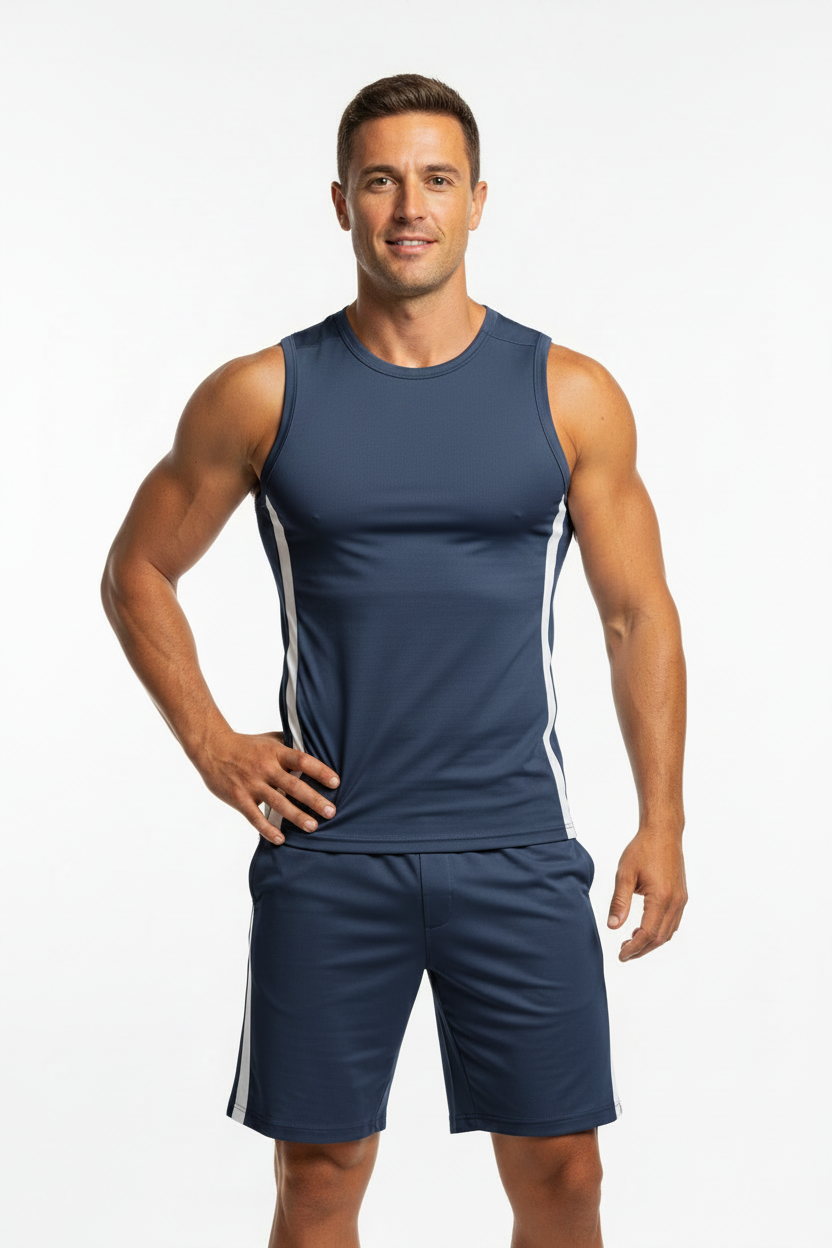 Men's Athletic Set - Dark Blue