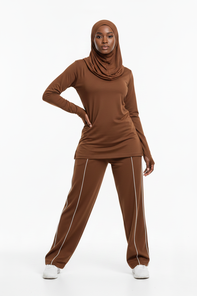 Muslimah Set Two - Brown