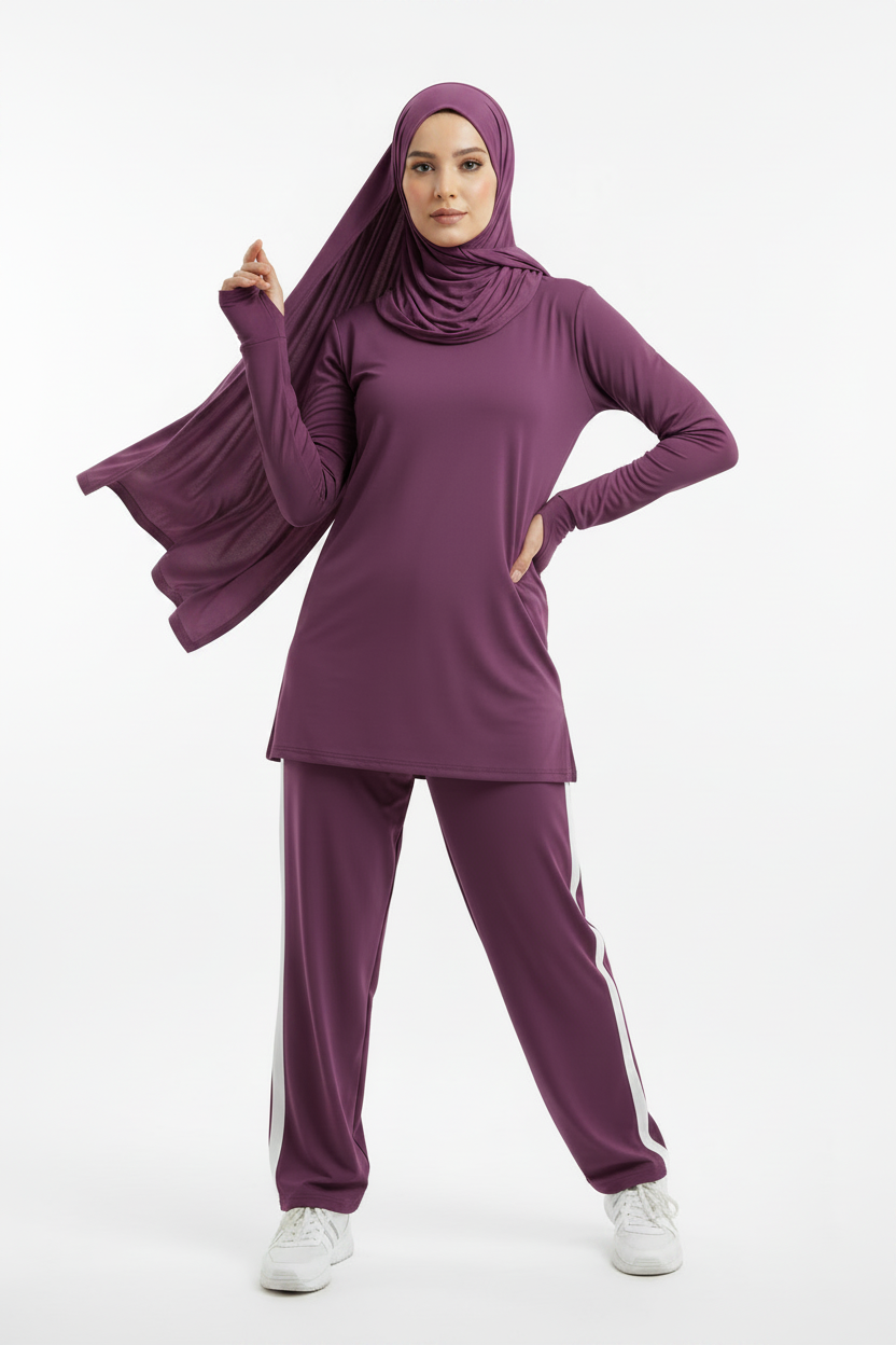 Muslimah Set Two - Purple